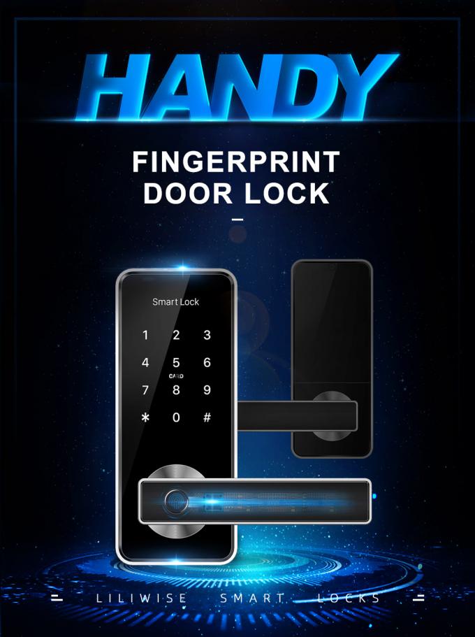 Отпечаток пальцев Вифи умного замка гостиницы умный домашний биометрический открывает 2