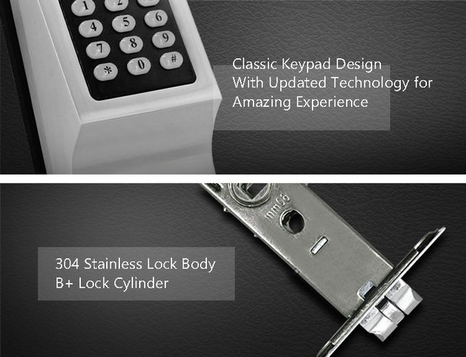 Системы замка кнопки высокого уровня безопасности, серебряной/золотой электронной ключевого входа 2