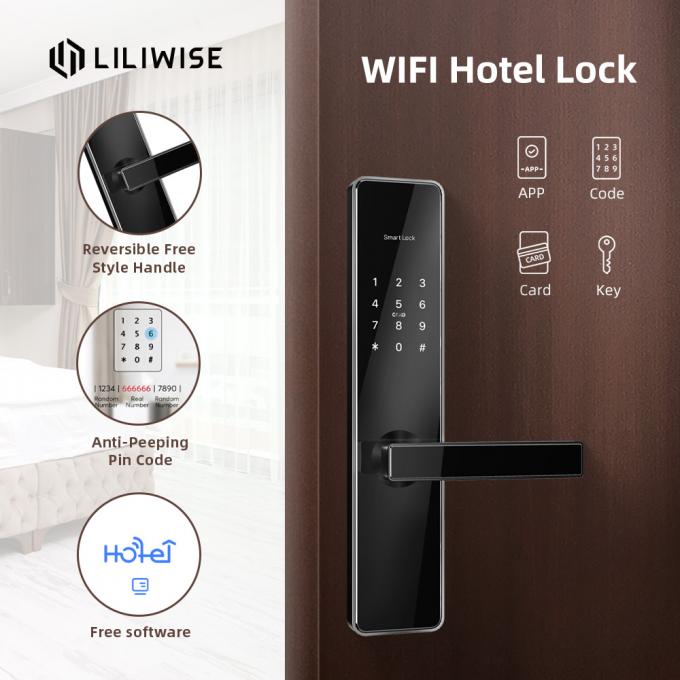 Цилиндр умное Wifi автоматической системы карт замка гостиничного номера Keyless 65mm толстый 2