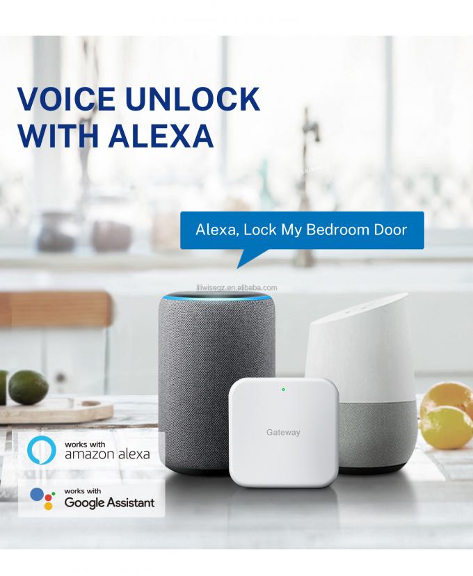 Tuya WiFi BLE Smart Door Lock с отпечатком пальца и клавиатурой 4