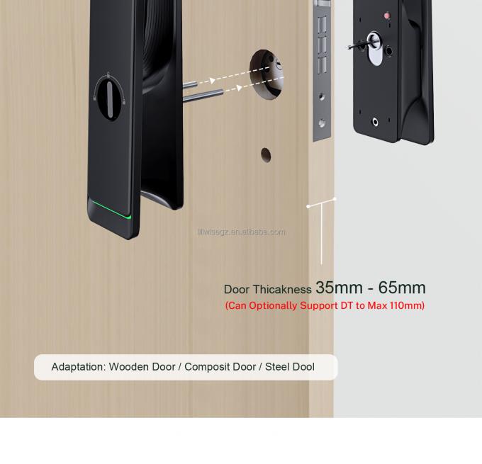 Liliwise Automatic Waterproof Electronic Smart Lock Camera Tuya Ttlock Fingerprint Digital 3D Face Recognition Smart Door Lock 14