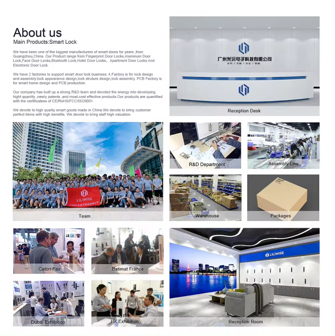 Liliwise водонепроницаемый отпечаток пальцев умный замок Ttlock Tuya распознавание лица Wifi 3D умный дверной замок с камерой Wifi 38