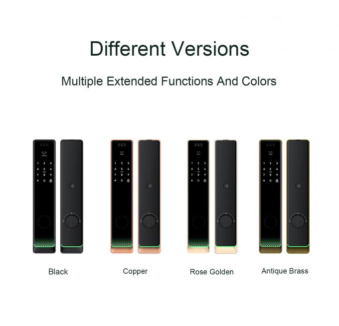 Liliwise Security Tuya Wifi Cerradura Интеллигентные электронные смарт-замки отпечатки пальцев без ключа Ttlock Digital Door Smart Lock 8