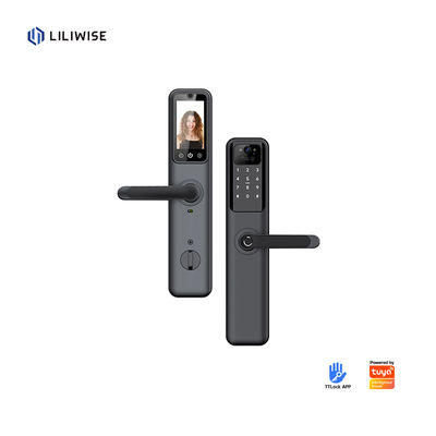 Умный дверной замок с отпечатками пальцев Wi-Fi Bluetooth для деревянных стальных дверей