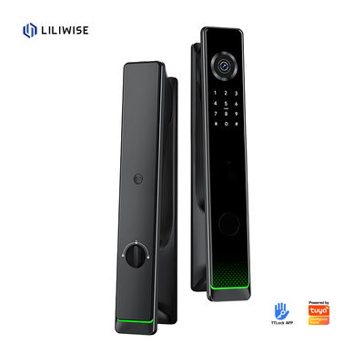 Liliwise Tuya Ttlock Cerraduras Electrices Wifi Отпечатки пальцев Цифровая камера Умный дверной замок с камерой