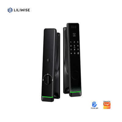 Liliwise Security Tuya Wifi Cerradura Интеллигентные электронные смарт-замки отпечатки пальцев без ключа Ttlock Digital Door Smart Lock