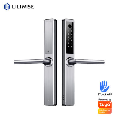 Liliwise Нержавеющая сталь водонепроницаемый умный замок наружной Tuya Ttlock Wifi без ключа умный дверной замок с огнем